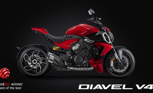 Ducati získala prestížne ocenenie "Red Dot: Best of the Best" s Diavelom V4