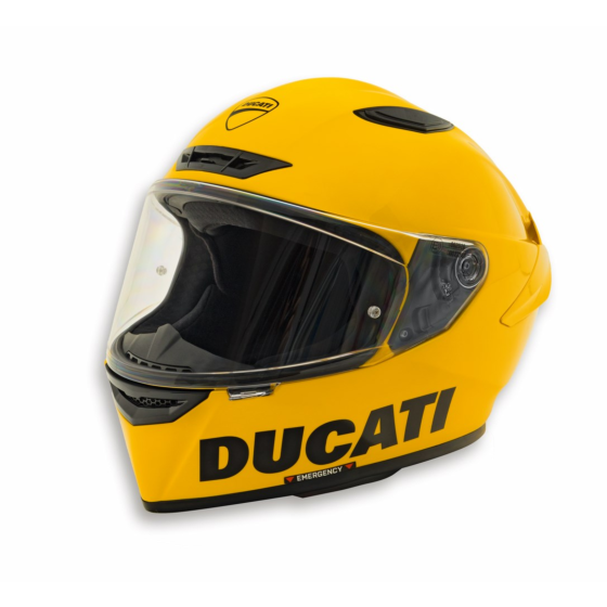 PRILBA DUCATI LOGO YELLOW